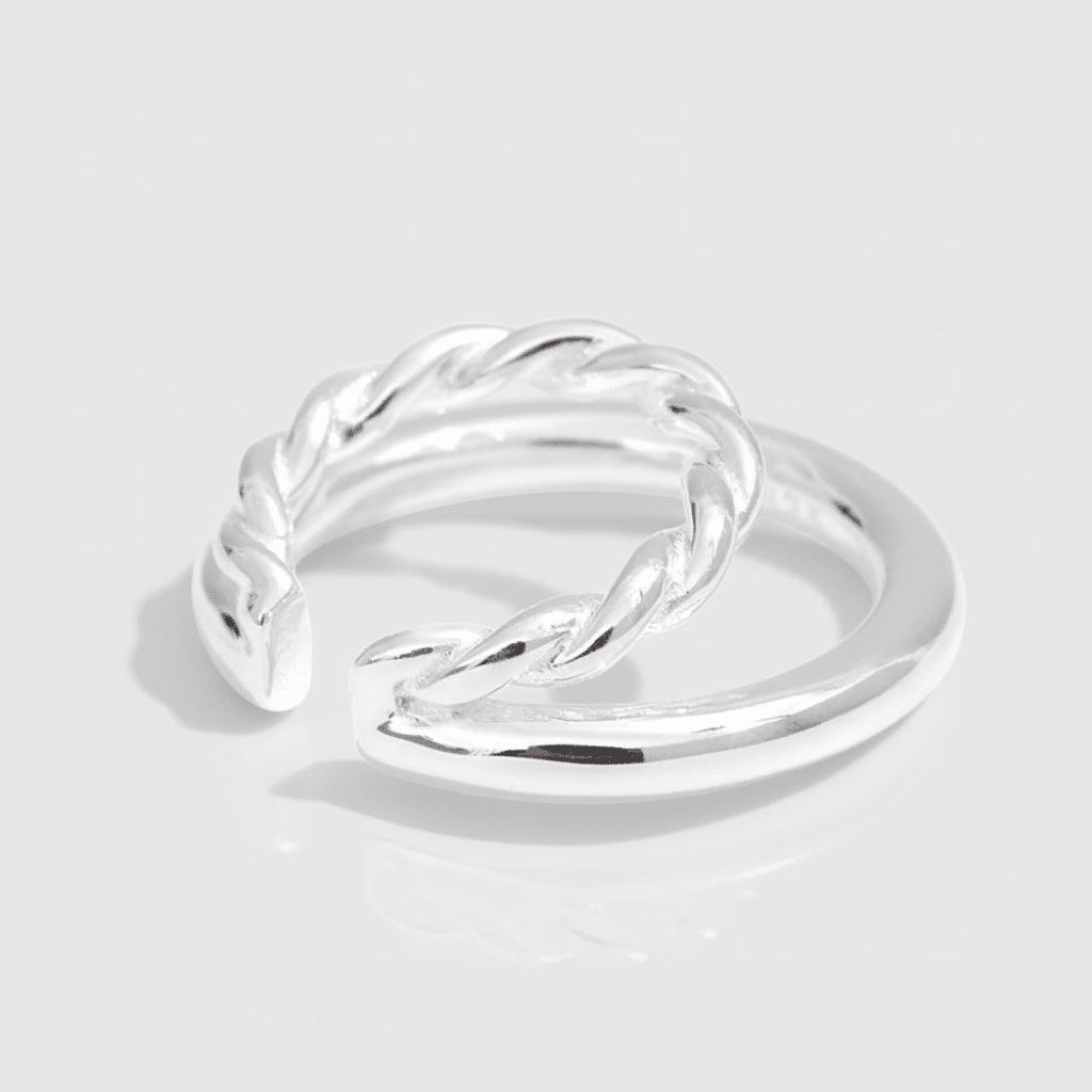 Ear cuff argent sterling 925 Héra - L'atelier des bijoux