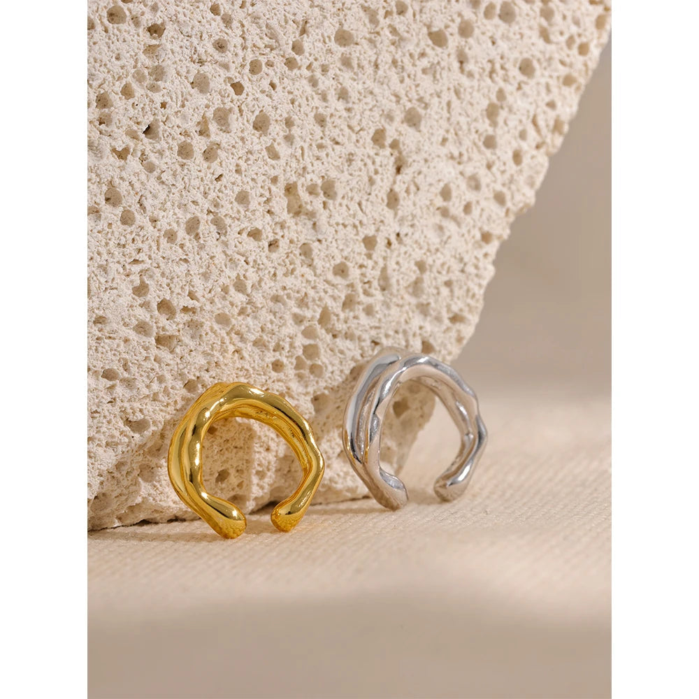 Ear cuff argent sterling 925 Iris - Ma boutique