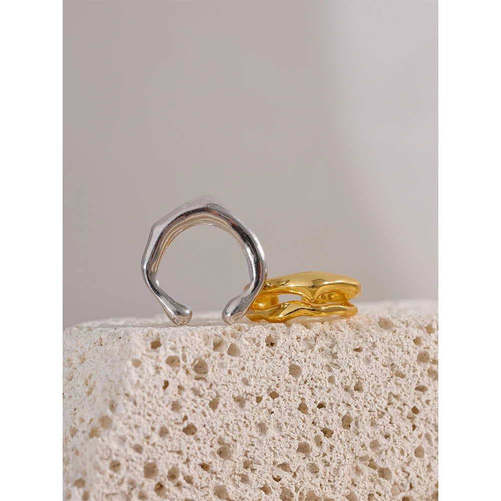 Ear cuff argent sterling 925 Iris - Ma boutique