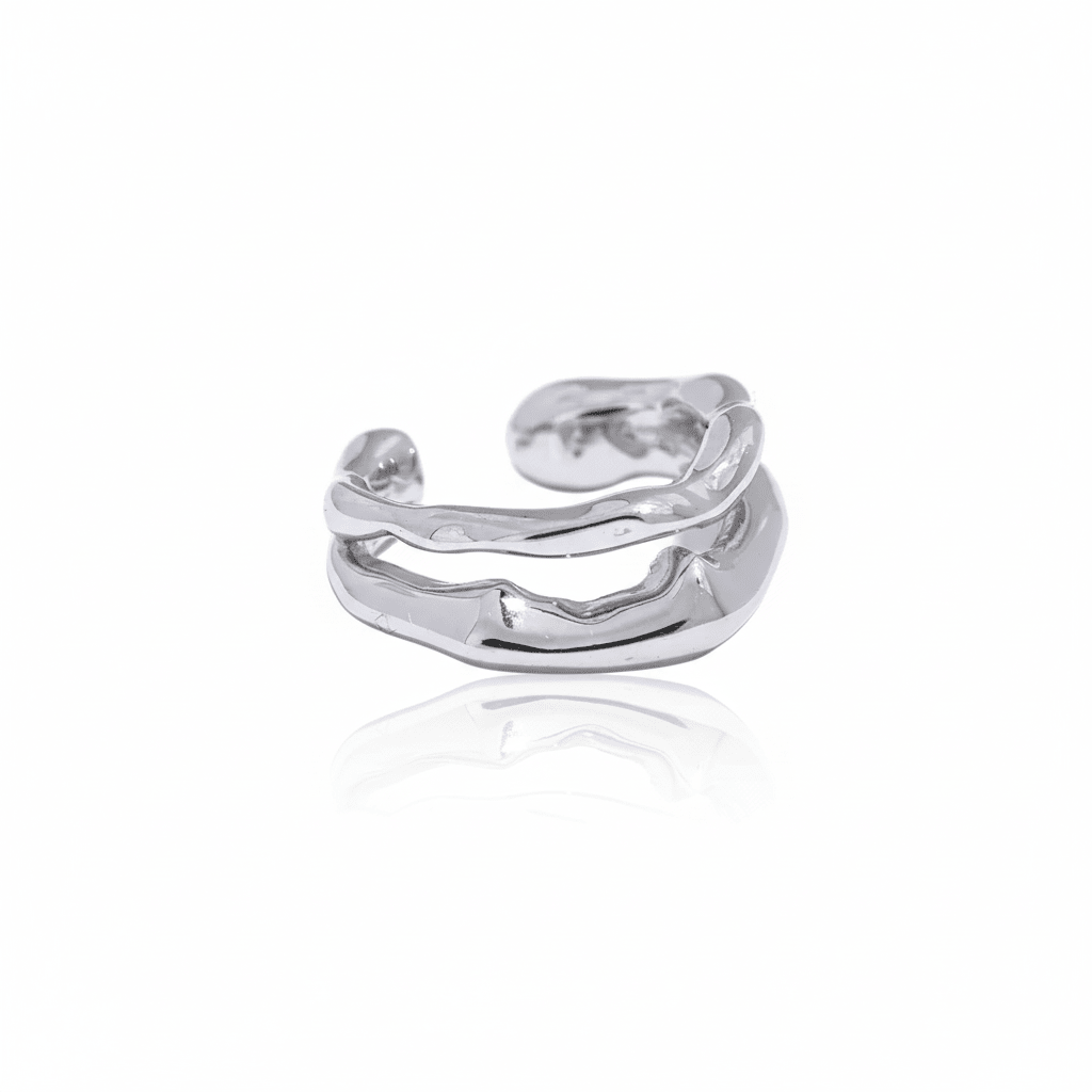 Ear cuff argent sterling 925 Iris - L'atelier des bijoux