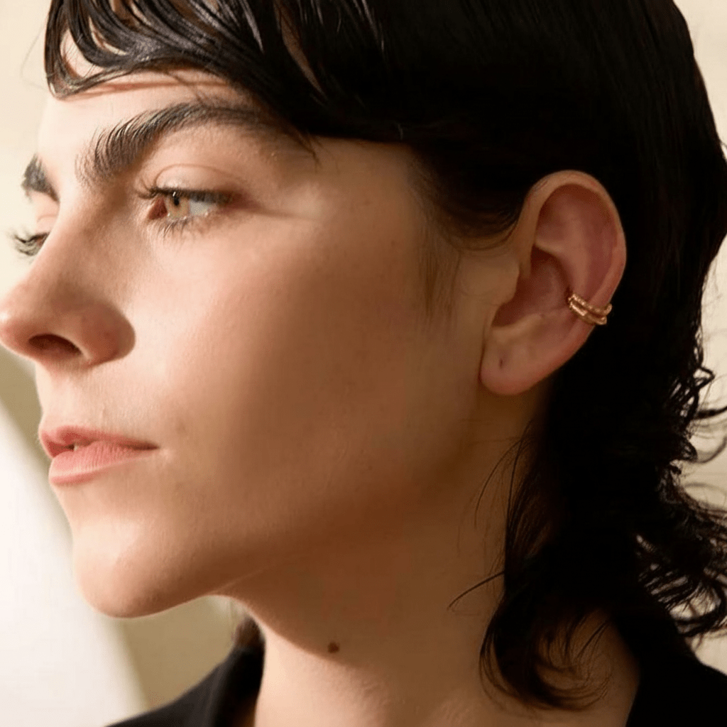 Ear cuff argent sterling 925 Iris - L'atelier des bijoux