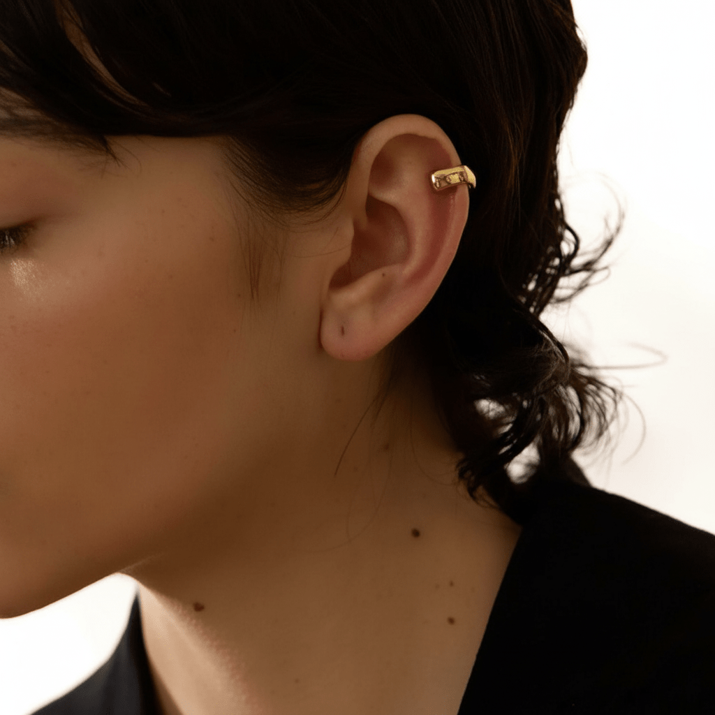 Ear cuff argent sterling 925 Selene - L'atelier des bijoux