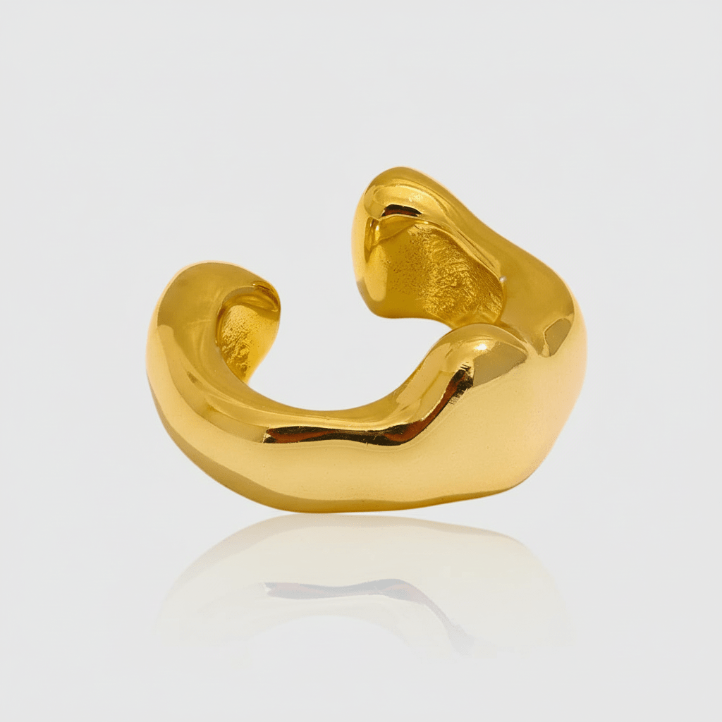 Ear cuff argent sterling 925 Selene - L'atelier des bijoux