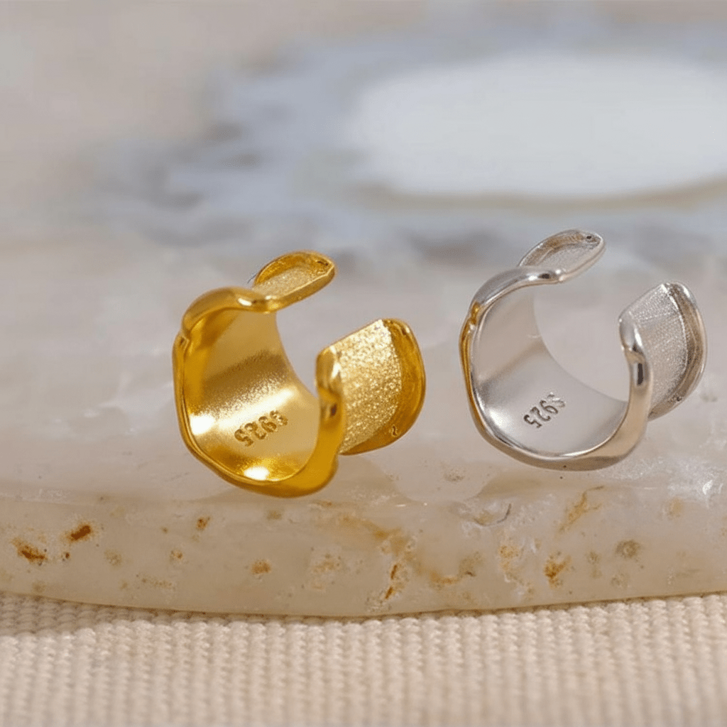 Ear cuff argent sterling 925 Thémis - L'atelier des bijoux