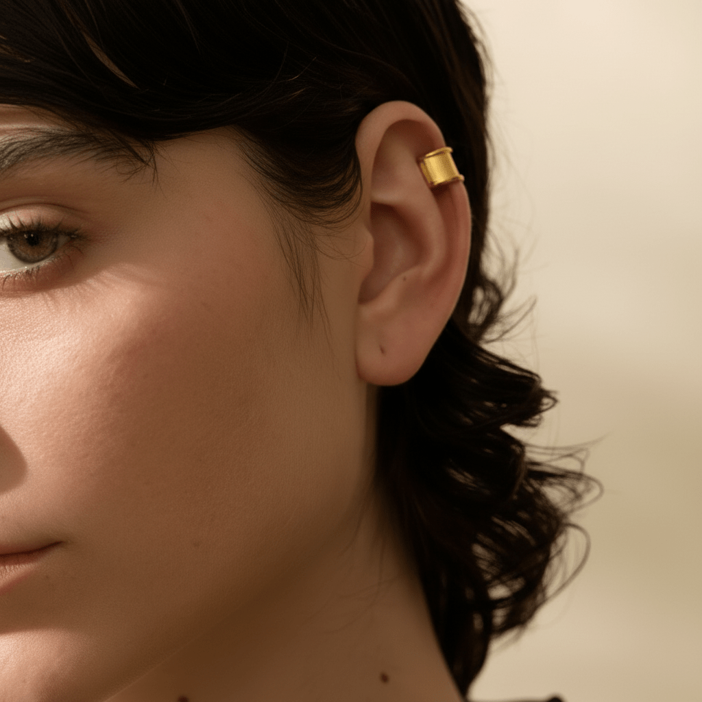 Ear cuff argent sterling 925 Thémis - L'atelier des bijoux