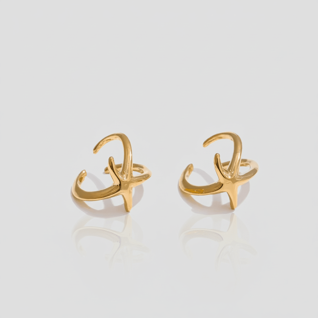 Earcuff Ocean Stars - L'atelier des bijoux